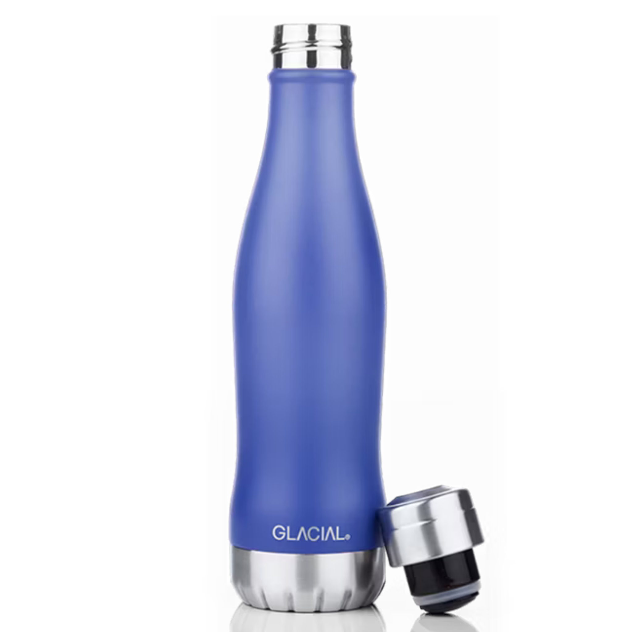 GLACIAL 水筒・ステンレスボトル マットブルー 400ml【公式サイト限定】