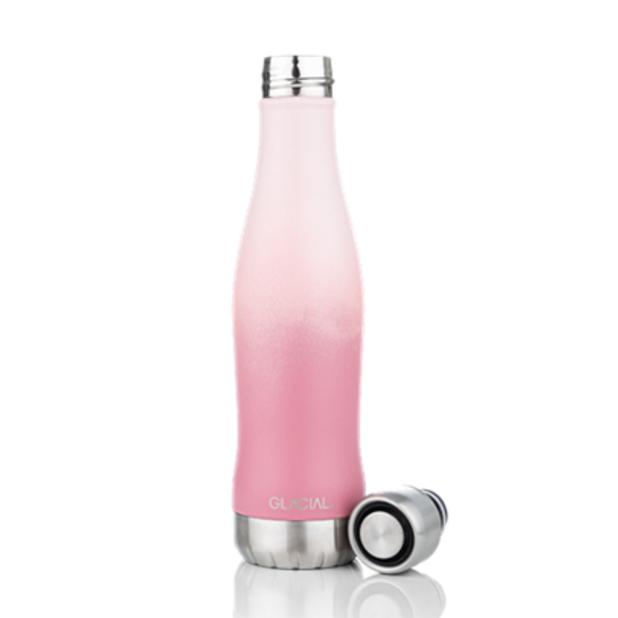 GLACIAL 水筒・ステンレスボトル(スポーツ) ピンクフェード 400ml【公式サイト限定】