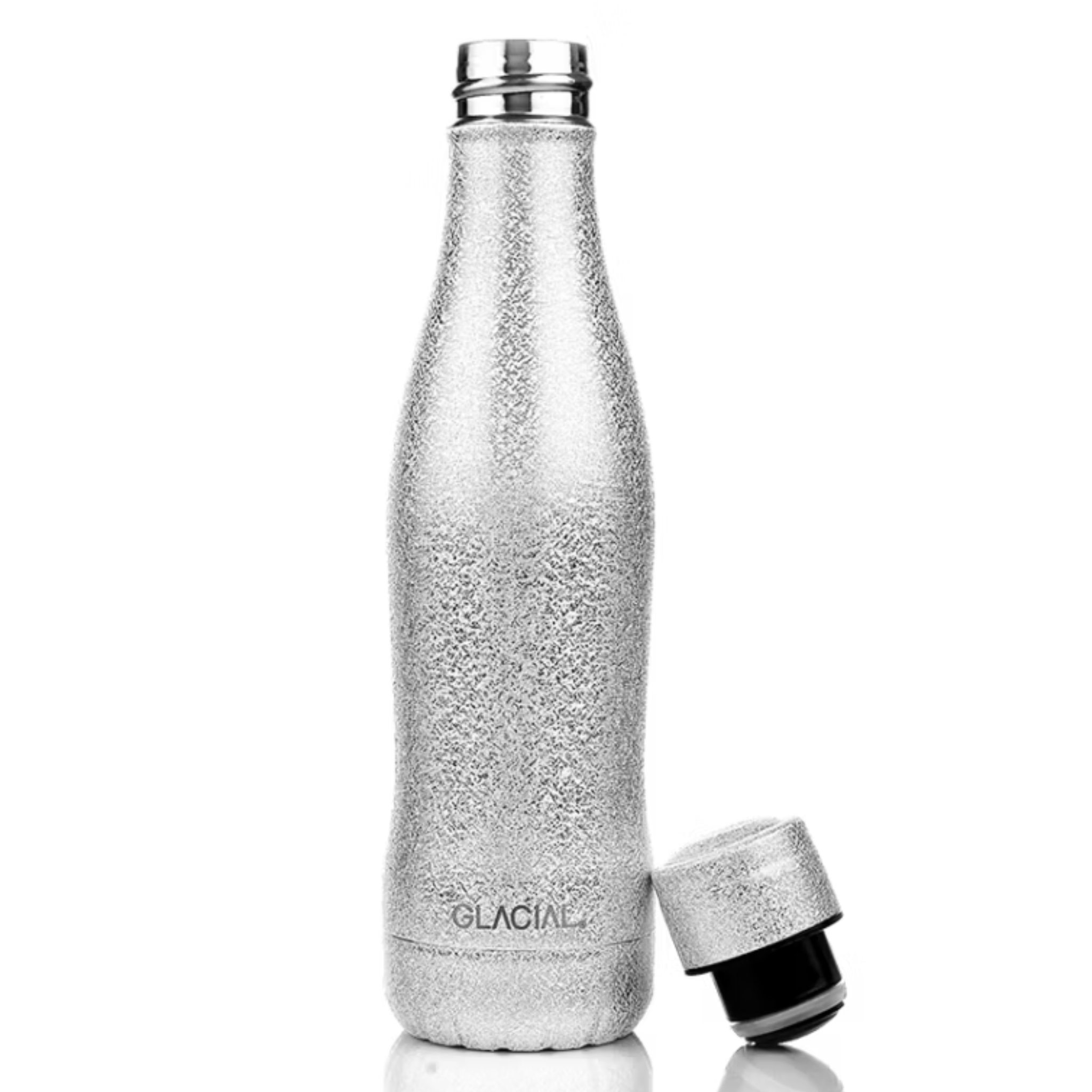 GLACIAL 水筒・ステンレスボトル シルバー 400ml