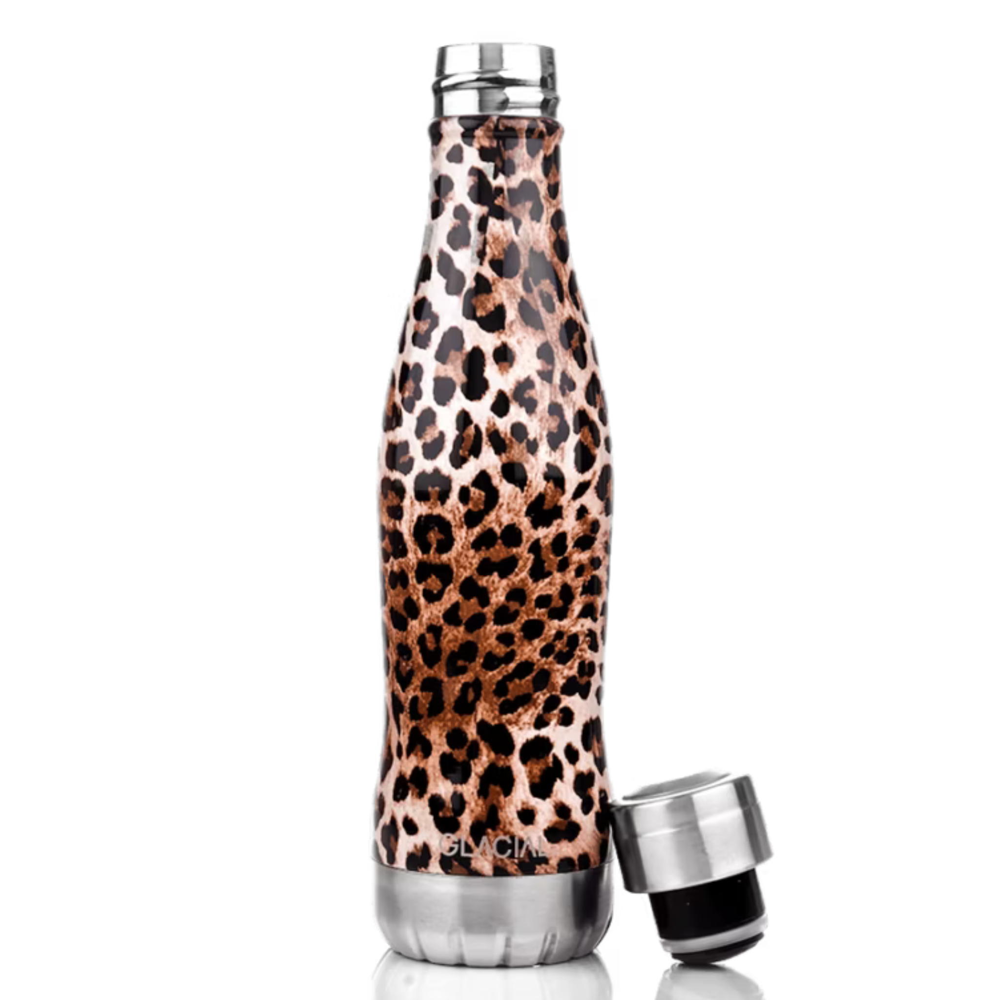 GLACIAL 水筒・ステンレスボトル ワイルドレオパード 400ml【公式サイト限定】