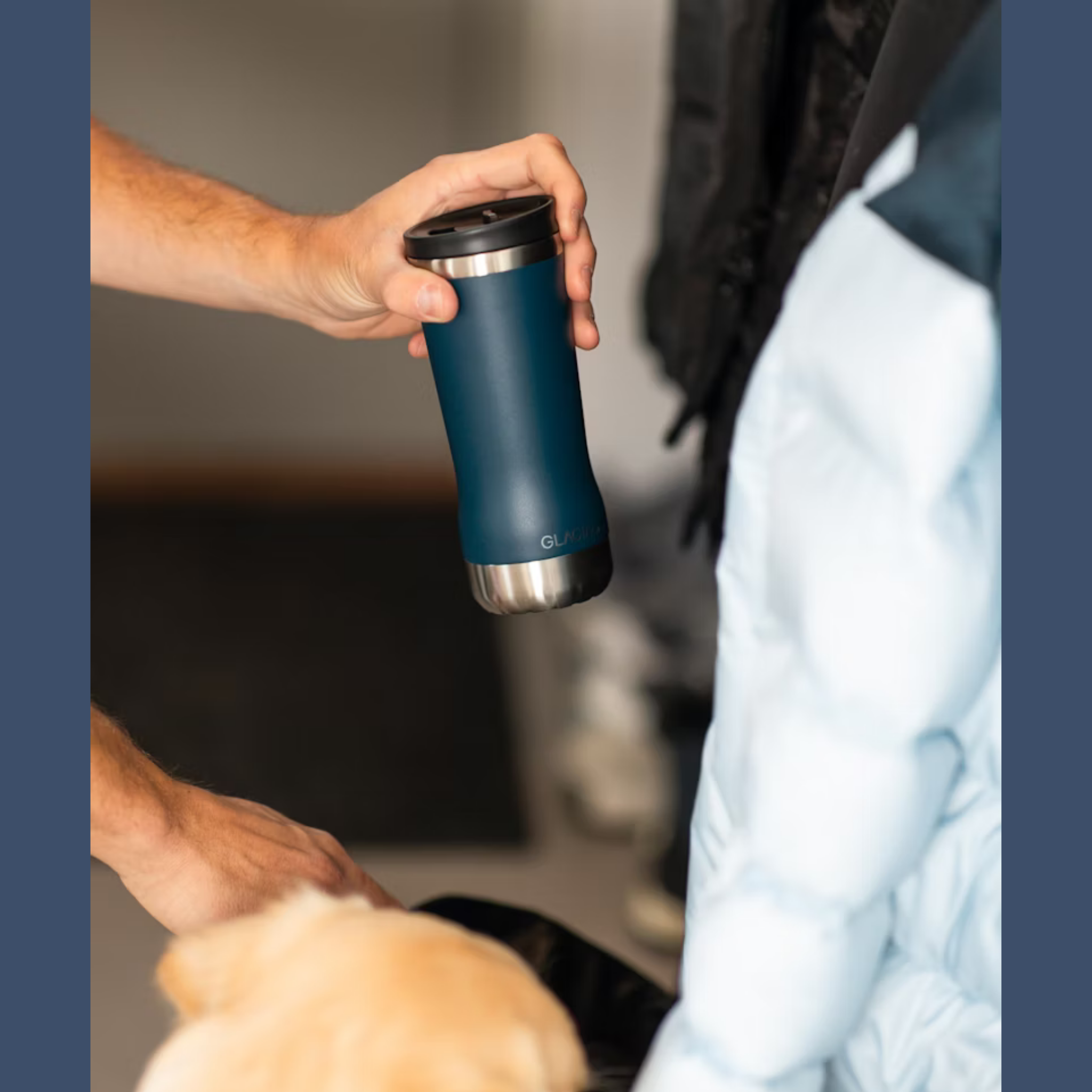 GLACIAL タンブラー|マットネイビー 350ml