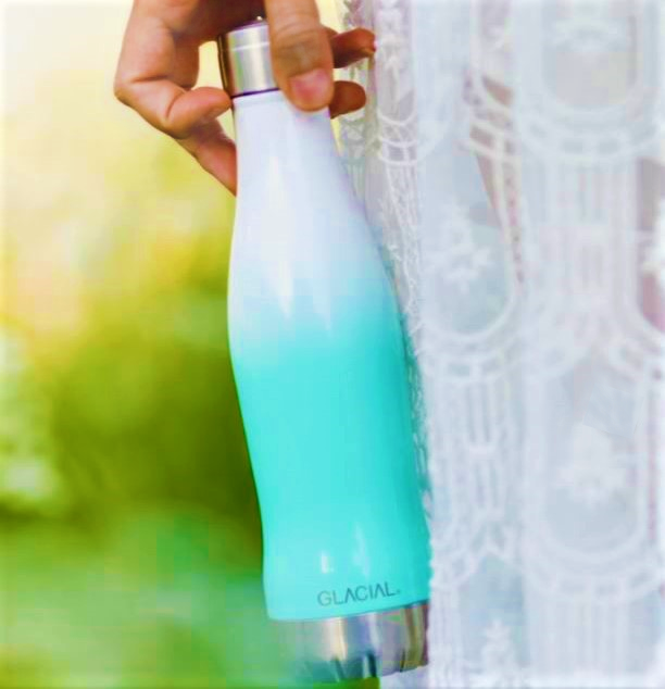 GLACIAL 水筒・ステンレスボトル バブルミント 400ml