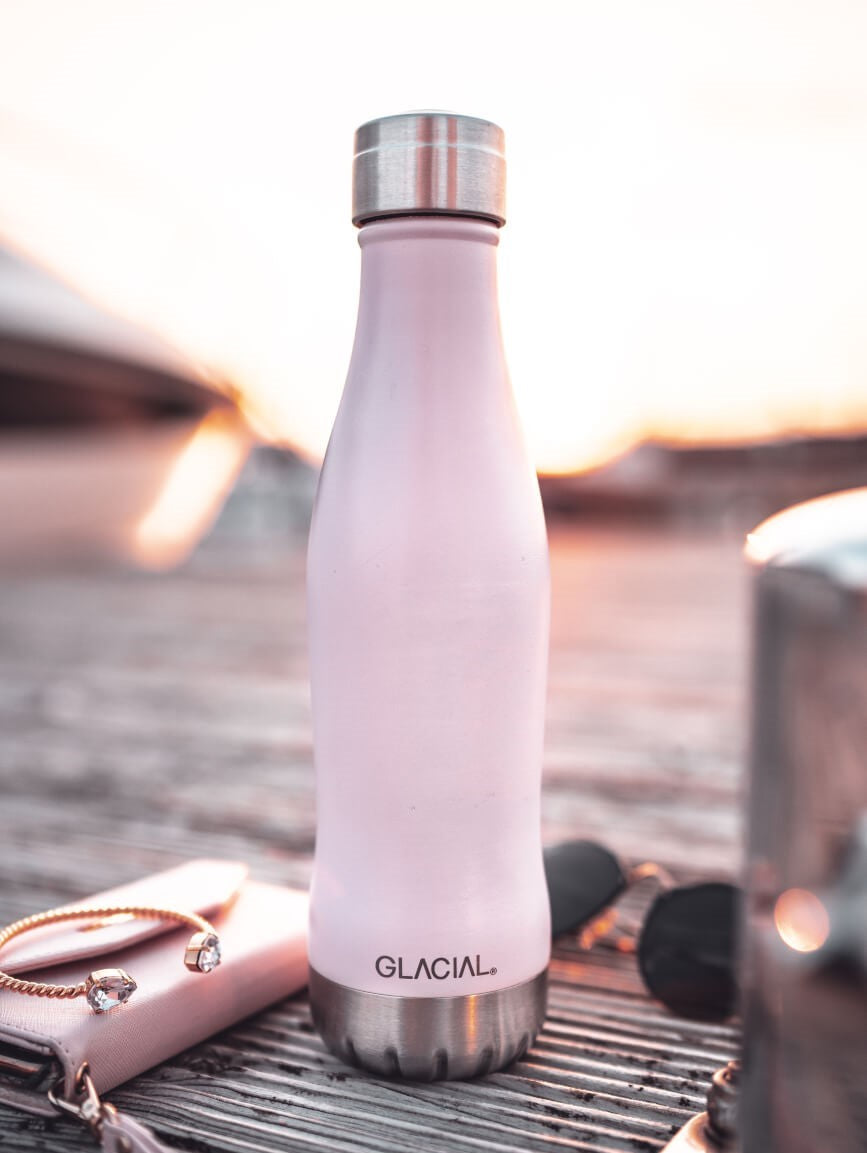GLACIAL 水筒・ステンレスボトル マットピンクパウダー 280ml / 400ml