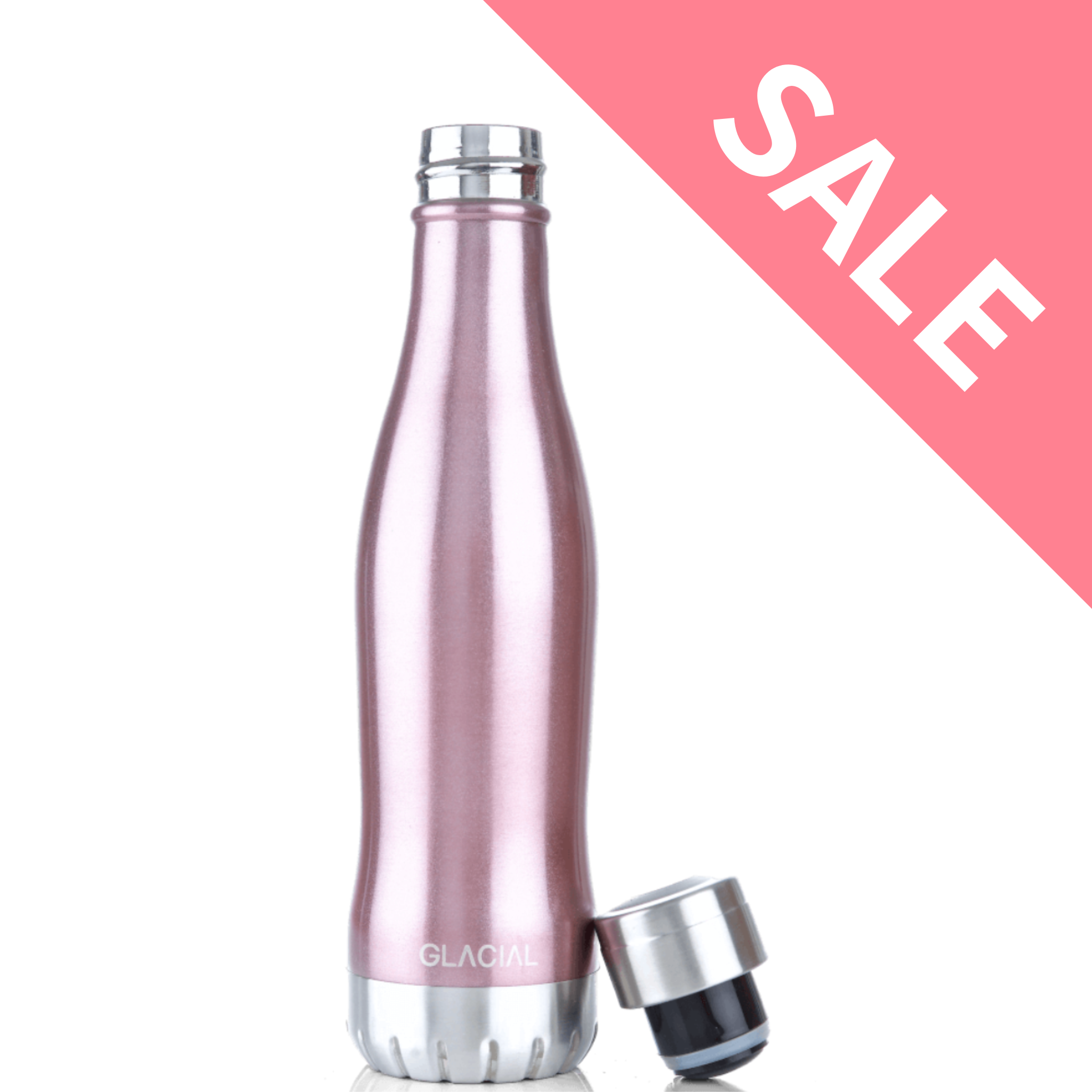 GLACIAL｜水筒・ステンレスボトル｜ピンクダイヤモンド 400ml / 600ml｜アウトレット