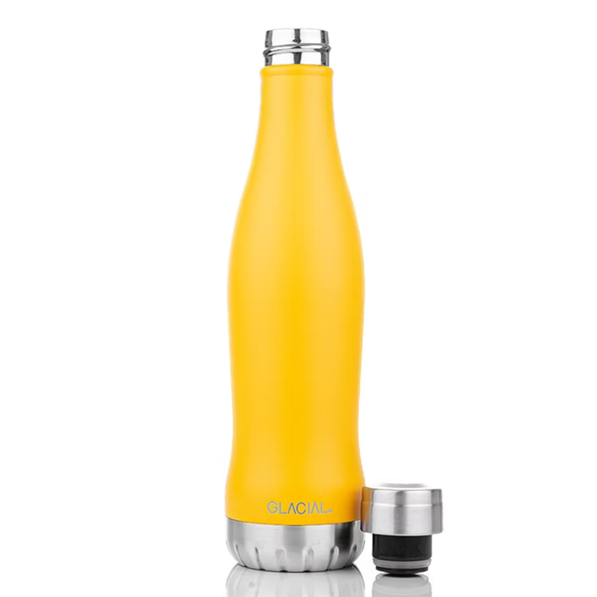 GLACIAL 水筒・ステンレスボトル　マットイエロー 400ml / 600ml