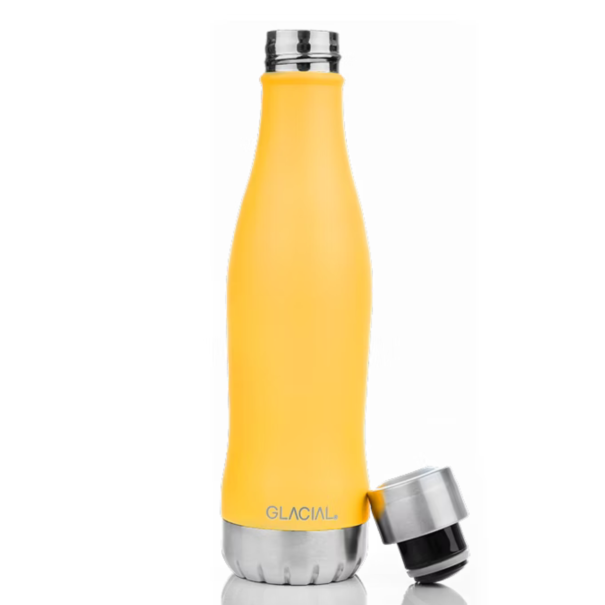 GLACIAL 水筒・ステンレスボトル　マットイエロー 400ml / 600ml