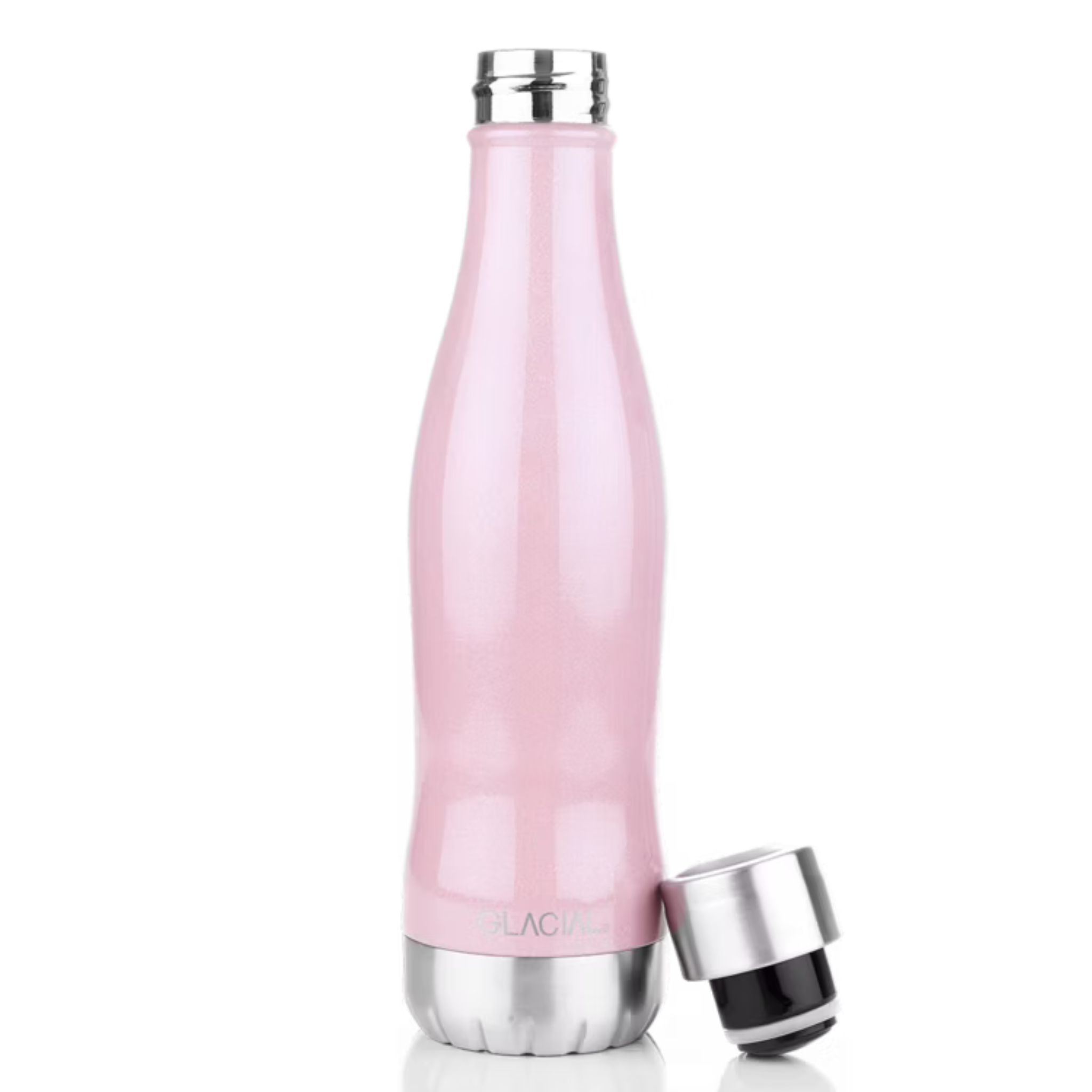 GLACIAL 水筒・ステンレスボトル　ピンクパール 400ml