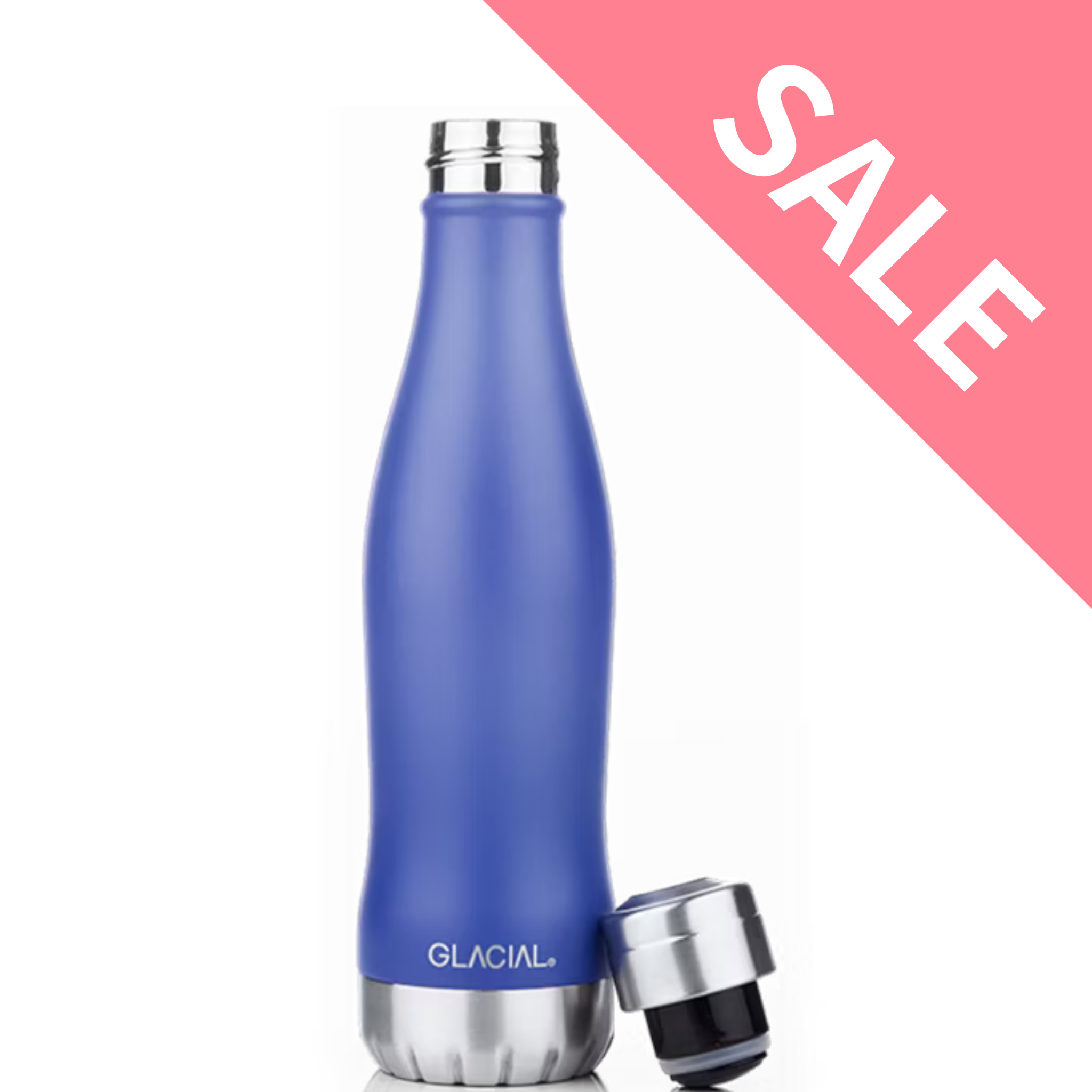 GLACIAL｜水筒・ステンレスボトル | マットブルー 400ml｜アウトレット