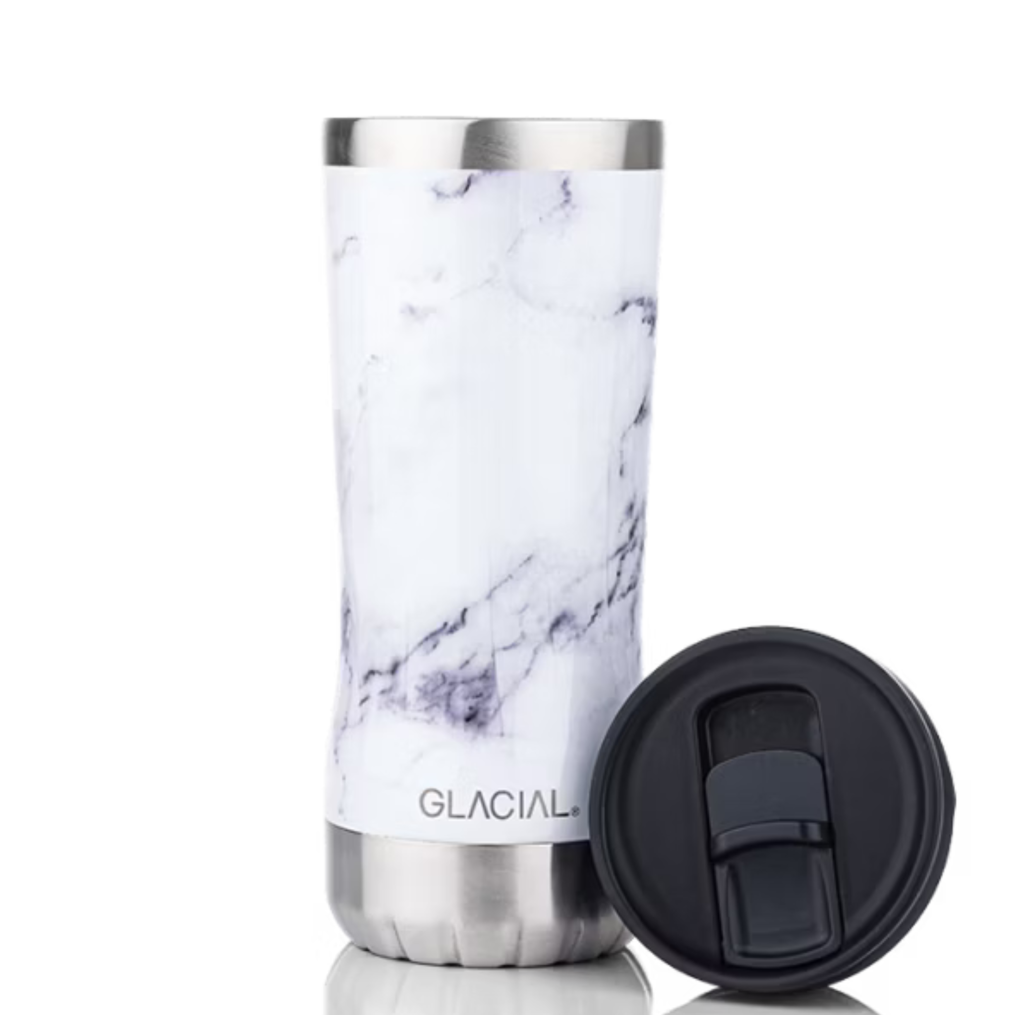 GLACIAL タンブラー｜ホワイトマーブル 350ml