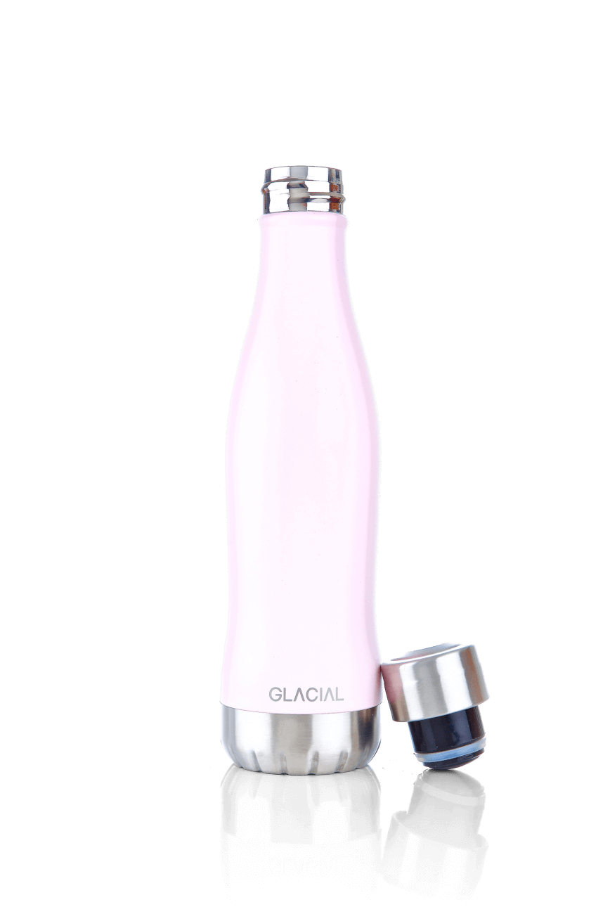 GLACIAL 水筒・ステンレスボトル　マットピンクパウダー 280ml / 400ml